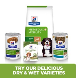 Hills dog food metabolic and mobility best sale